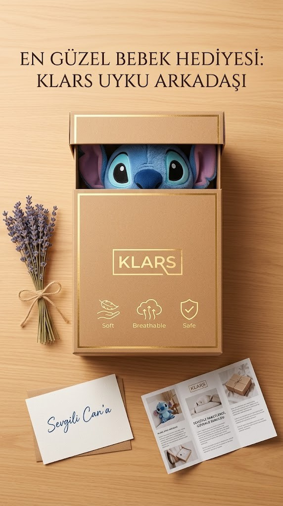 Klars-Nefes Alan Peluş Uyku Arkadaşı Stitch