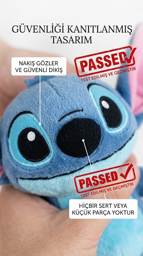 Klars-Nefes Alan Peluş Uyku Arkadaşı Stitch