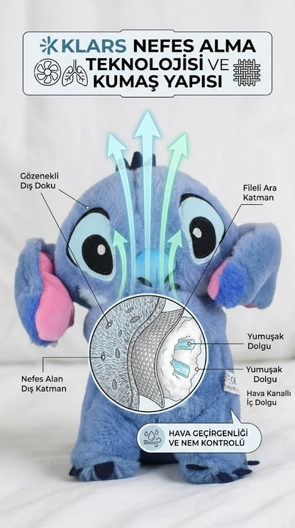 Klars-Nefes Alan Peluş Uyku Arkadaşı Stitch